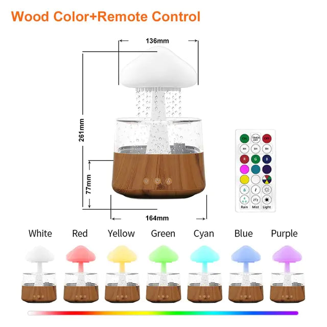 Relaxing Mushroom Cloud Air Humidifier in Multiple Colors