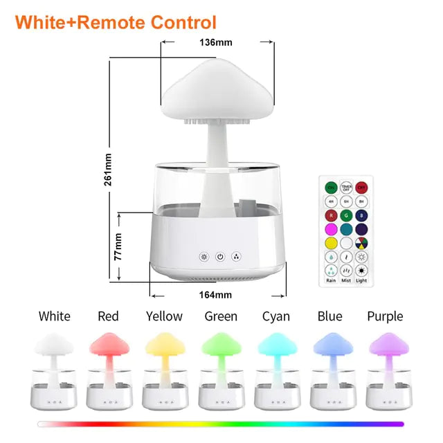 Relaxing Mushroom Cloud Air Humidifier in Multiple Colors