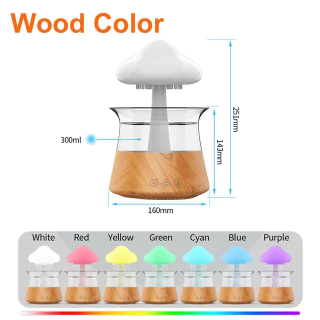 Relaxing Mushroom Cloud Air Humidifier in Multiple Colors