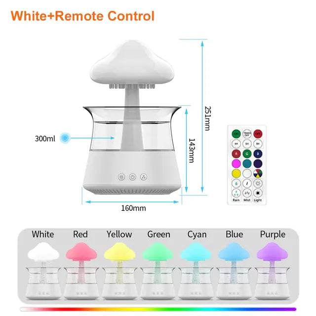Relaxing Mushroom Cloud Air Humidifier in Multiple Colors