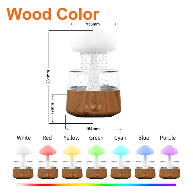 Relaxing Mushroom Cloud Air Humidifier in Multiple Colors