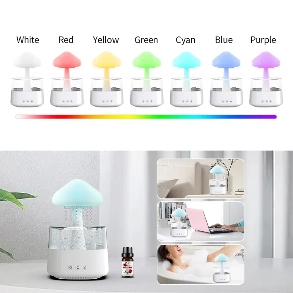 Relaxing Mushroom Cloud Air Humidifier in Multiple Colors